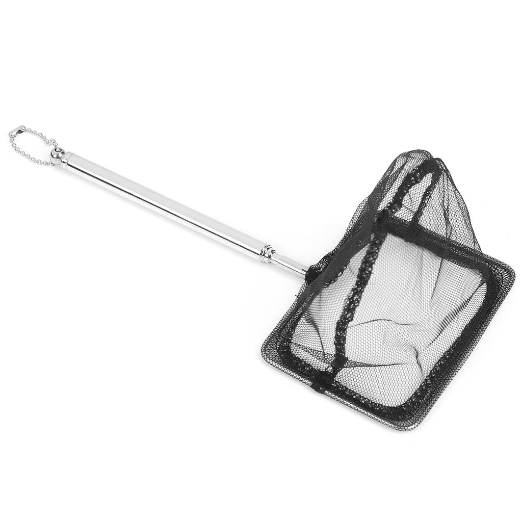 Extendable Fishing Net Stainless Steel Pole Handle Telescopic Landing Net for Tank Lakes