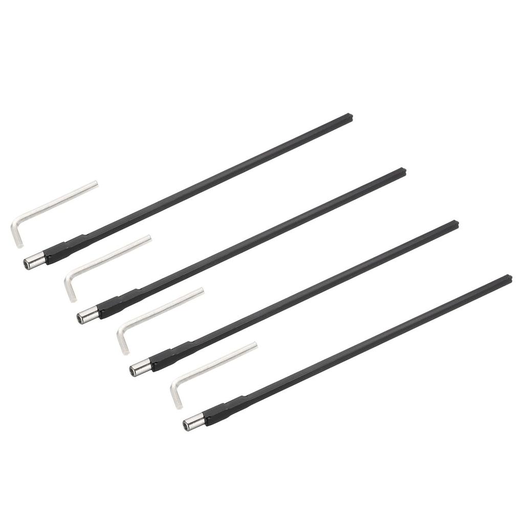 Guitar Truss Rod High Hardness Metal 2 Way Rod Neck Repair Adjustment Tool with Wrench for Acoustic Electric Guitars