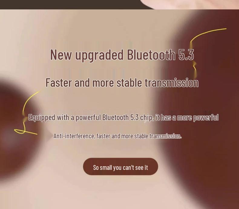 Invisible Ultra-Mini Bluetooth Sleep Earbuds - Comfortable, Noise-Cancelling, Non-Pressing, Pain-Free Earphones for Side Sleeping