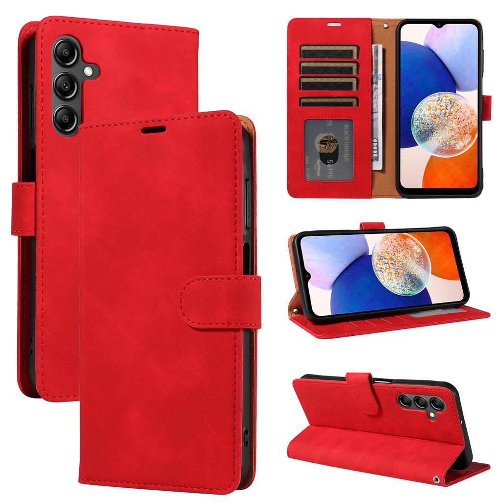 For Samsung Galaxy A15 4G/5G Case with Thickened Strap RFID Blocking Wallet Stand Leather Flip Phone Cover