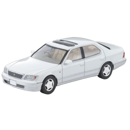 Tomytec Tomica Limited Vintage Neo 1/64 Scale LV-N356a Toyota Celsior C Spec F Package Pearl White/Silver 1997 Model (Finished Product) 333869