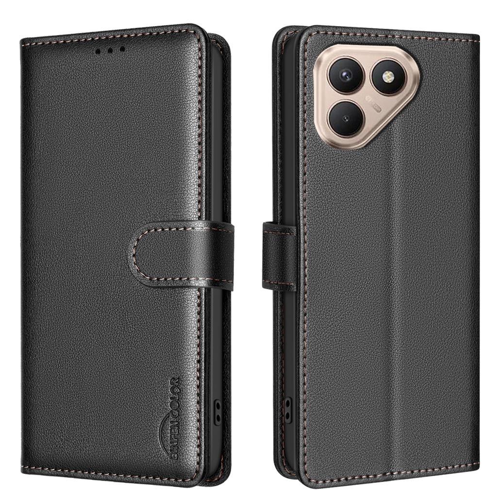 For TECNO Pova 7 Pro 5G Leather Case BINFEN COLOR BF32 Wallet RFID Blocking Phone Cover