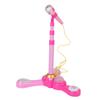 Adjustable Karaoke Machine Toy Microphone Set Musical Portable Early Education with Stand
