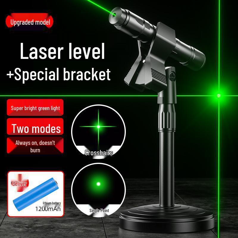 **Green Right Angle Laser Level: Infrared Cross Line Pen**