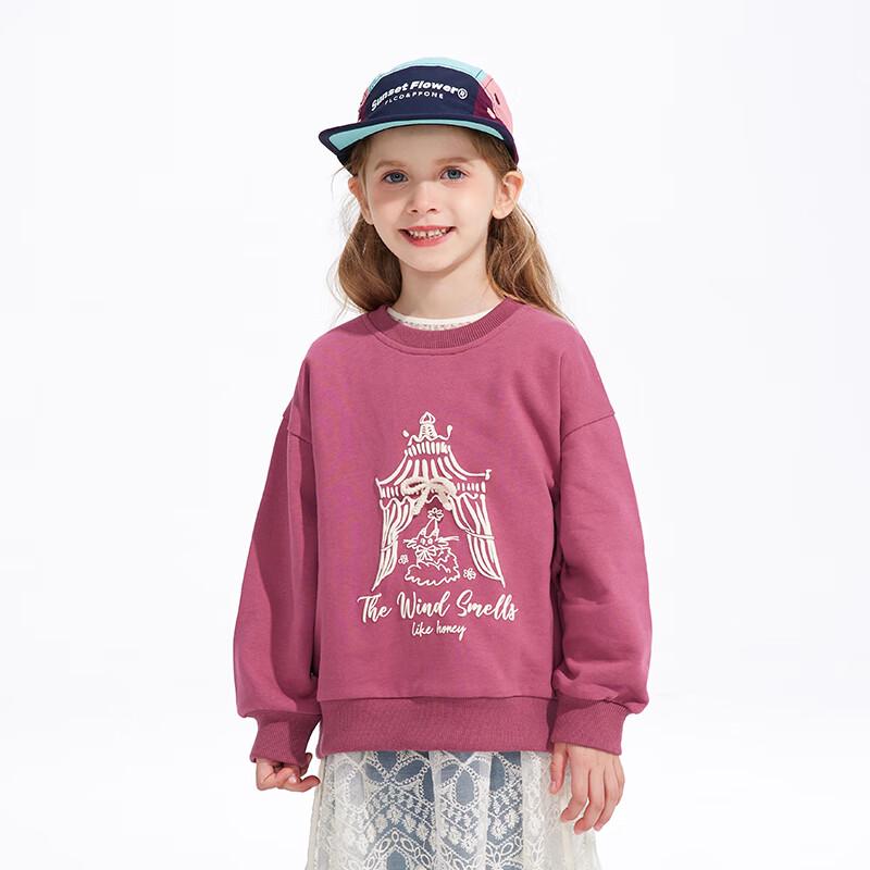 Girls' Cotton Casual Sweatshirt