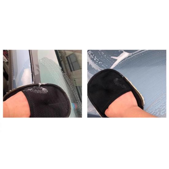 4Pcs Car Wash Mitt Microfiber Scratch Free Lint-Free Car Washing Glove Auto Detailing Cleaning Brush Car Beauty