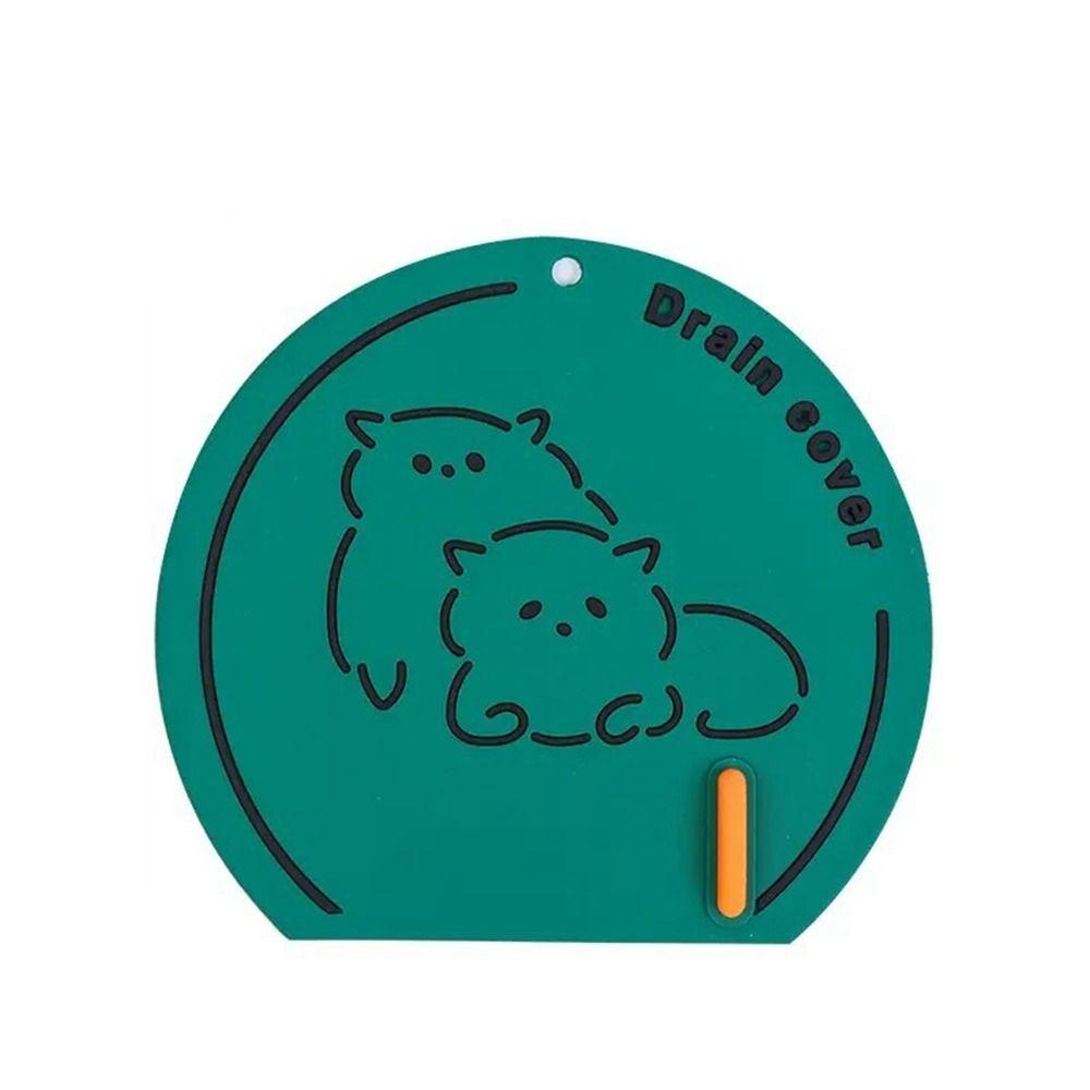Polar bear Sink Drain Cover PVC Sink Strainer Multifunction Floor Drain Cover  Bathroom