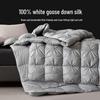 Muji 100% White Goose Feather Winter Comforter