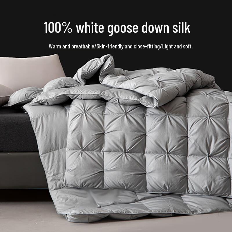 Muji 100% White Goose Feather Winter Comforter