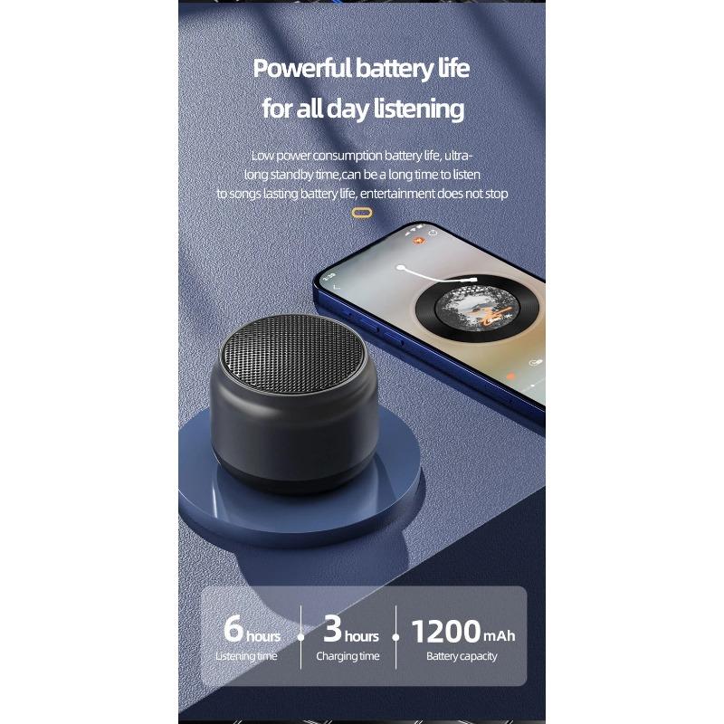 Bluetooth Speaker S16 with Loud Bass - Wireless Portable Mini Speaker for Home, Outdoor, Car Audio, High Volume  Boombox