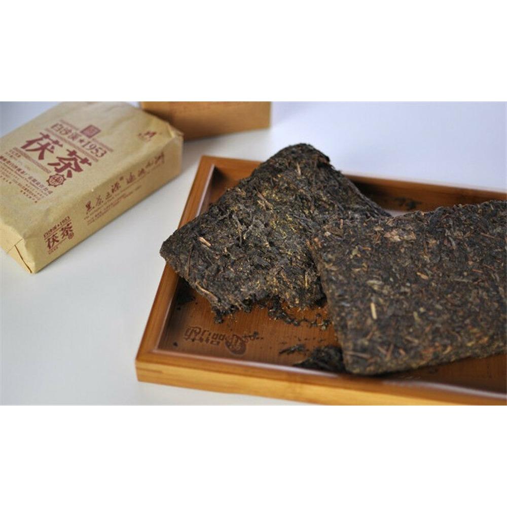 Hunan Dark Tea 338g Natural Chinese Black Tea Jinhua Fu Brick Antifatigue Health Tea