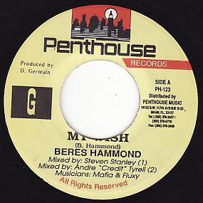 

7inch Record BERES HAMMOND - My Wish PH123 Penthouse Recor Jamaica Reggae, Ska & Dub Used
