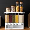 ZISIZ Kitchen Divided Grain Storage Box