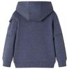 Children's Zip-up Hoodie Dark Blue Marl 92/104/116/128/140