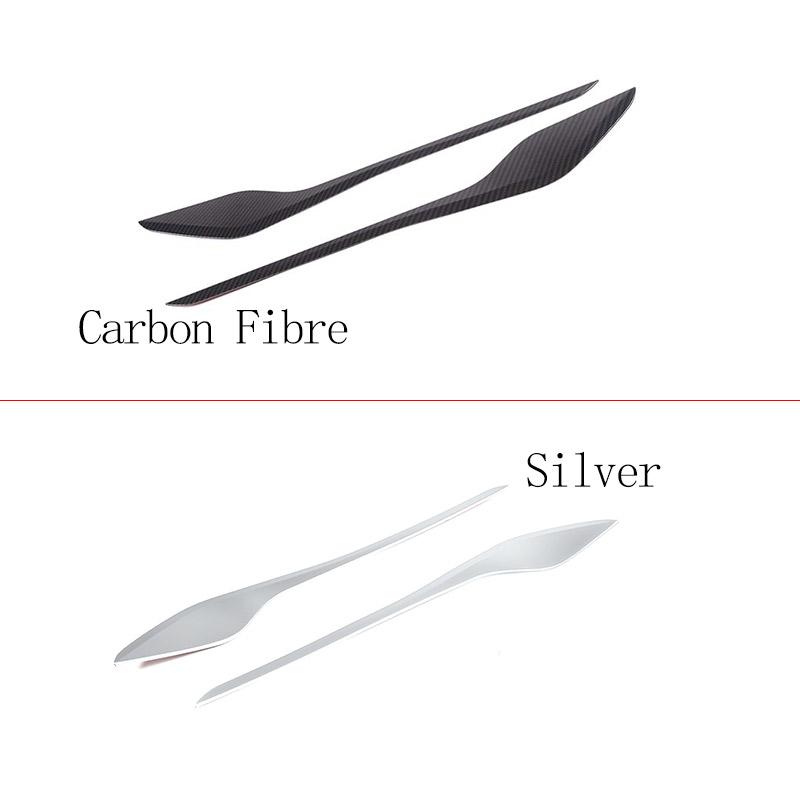 For BMW 1 Series 2 Series F40 F44 2020-2025 ABS Carbon Fiber Center Gear Shift Side Trim Decoration Sticker Car Accessories