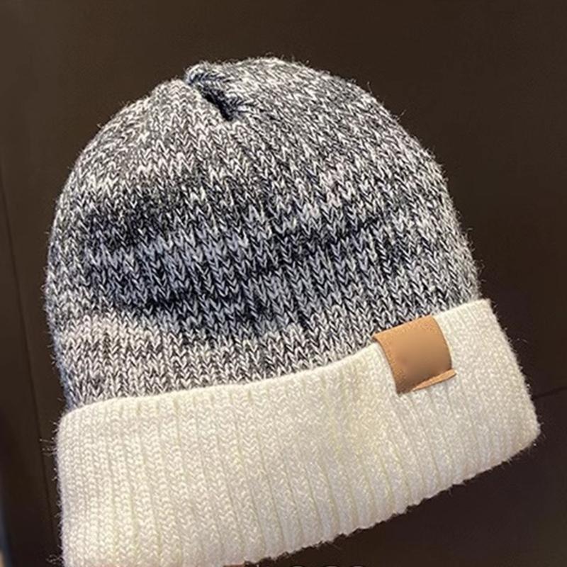 Pullover Cuff Head Cover Stretchy for Outdoor Sports Warm Hat Stretchy Elastic Headgear Hat for Winter