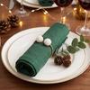 Modern Napkin Rings for Fabric Napkins 3Pcs Faux Pearl Rings, Reusable Metal Holders, Elegant Banquets Weddings Dinner Parties Table Decor Accessories