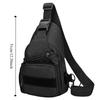 With Water Bottle Holder Chest Sling Bag Small Men's Crossbody Bag Shoulder Backpack  Hiking