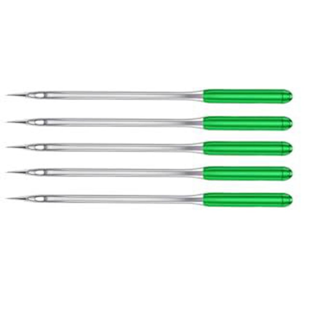 5Pcs Sewing Machine Needle Colorful Stainless Steel Needle Regular Point Machine Needle for Sewing Machine Accessories