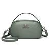Fashionable Round Small Bag for Women New Shoulder Bag Solid Color Casual Large Capacity Mobile Phone Bag for Women