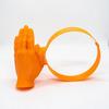 1pc Hand Shaped Sun Visor Headband Funny Yellow Anti-UV Summer Outdoor Sun Protection Hat For Beach Travel