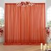 1 Panel Chiffon Backdrop Curtains, Wrinkle-Free Sheer Chiffon Fabric Curtain Drapes Wedding Ceremony Arch Party Stage Decor
