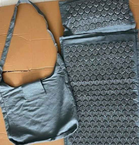 2020 Model Coconut Palm Linen Needle Punch Triangle Lotus
