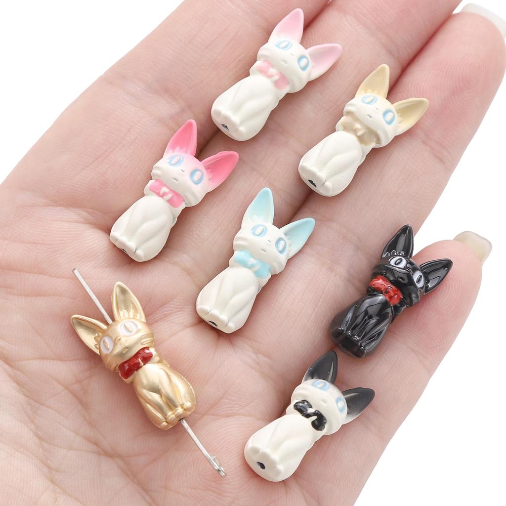 Legierung Jiji Katze Zubehör Anhänger Charms Für Schmuckherstellung DIY Ohrring Halskette Armband