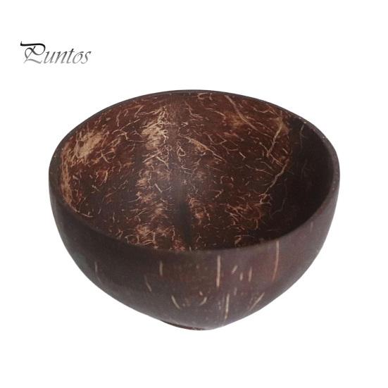 Mísa z kokosového dřeva Veganský dárek z přírodních kokosových skořápek Smoothie Acai Buddha Bowls Rustikální servírovací misky Snadno čistitelné řemeslné kokosové misky pro