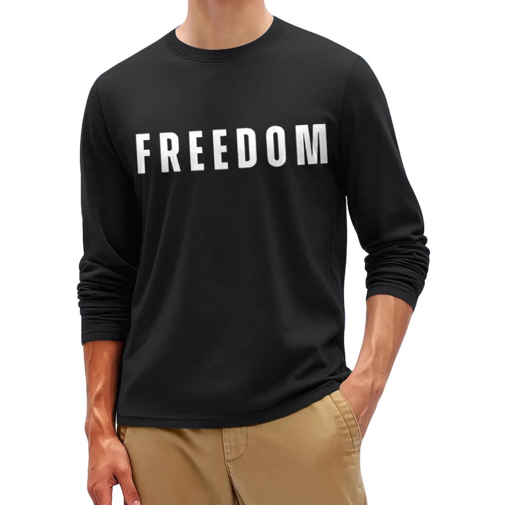 Men's Basic Round Neck Long Sleeve Bottoming Shirt Top