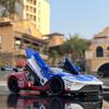 1/32 مقياس فورد V8 GT نموذج سيارة مصبوب لعبة، مركبة لعبة سحب للخلف مع صوت وضوء للأطفال الصغار الأولاد البنات هدية مجموعة