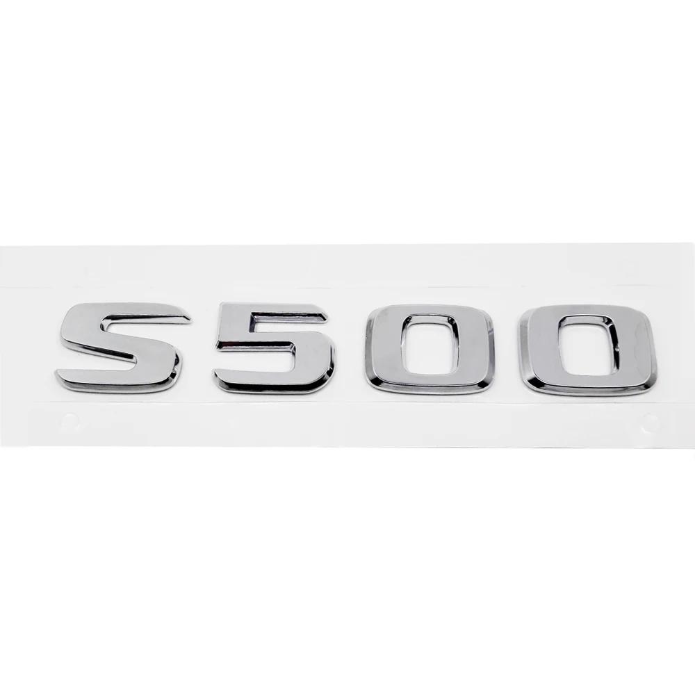 

ABS Plastic S500 S500L S600 S600L Trunk Rear Logo Badge Emblem Sticker For Mercedes Benz S Class W126 W140 W220 W221 W222 C217
