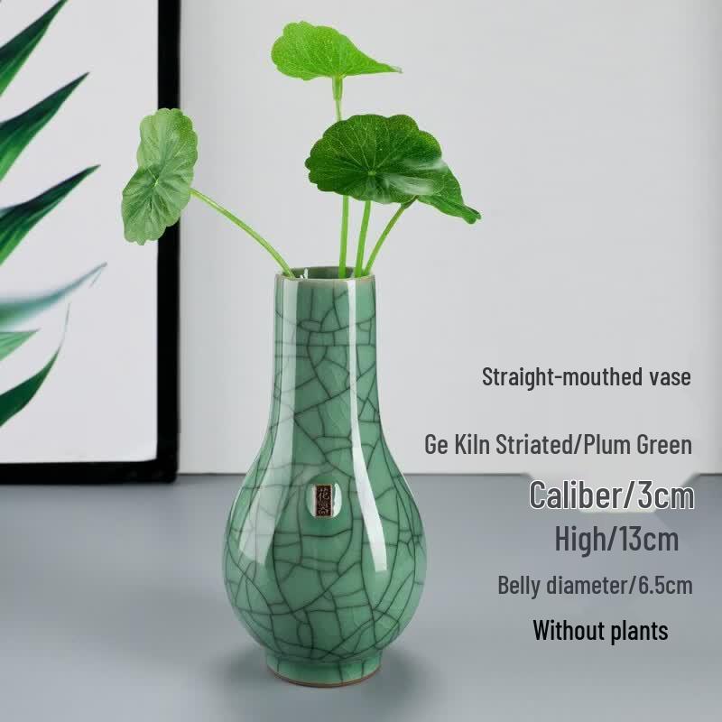 KEYSHEEL New Chinese Style Ge Ware Ceramic Vase Set