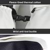 High-quality ski gloves, men's and women's winter white thermal gloves, cycling sports protective gear, touch screen five-finger outdoor gloves