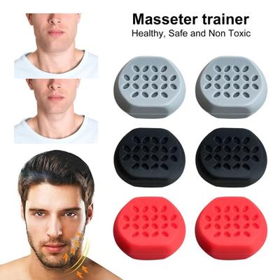 6 Pezzi Set per Esercizi per la Mascella 3 Livelli di Resistenza Allenatore dei Muscoli Facciali Massetere Rinforzo Muscolare Dispositivo per il Potenziamento della Mascella