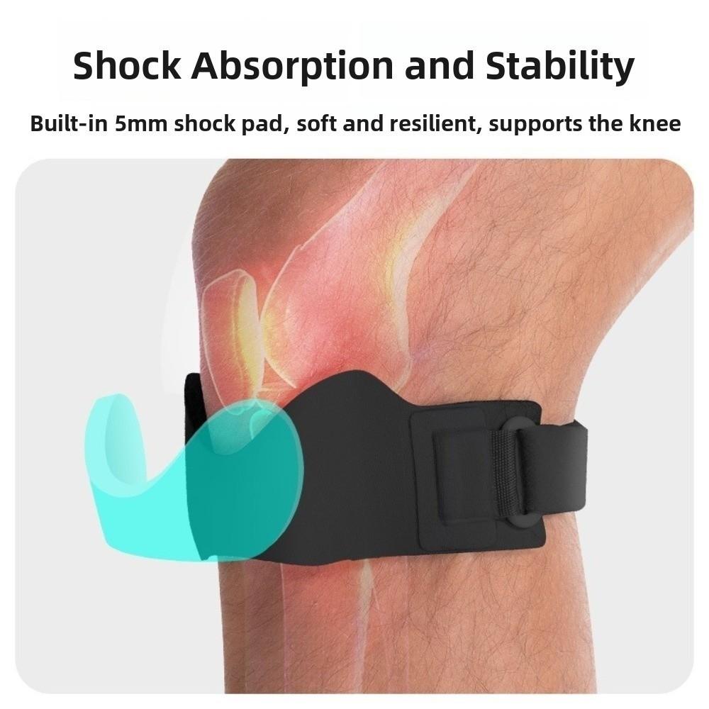 Shock Absorber Patella Tendon Knee Strap Adjustable Knee Band Brace  Basketball Running