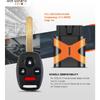Simple Key Replacement Kit for Honda KR55WK49308 Fits Accord 4 Doors Sedan 2008 2009 2010 2011 2012