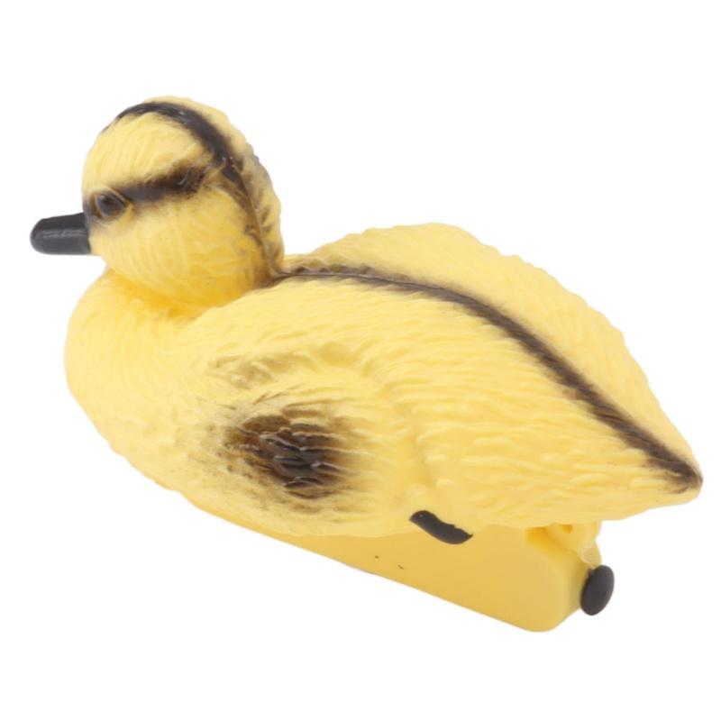 3Pcs Floating Yellow Duckling Realistic Plastic Duck Fish Pond Ornament for Garden Swimming Pool Fishing Pond Water Decoration S