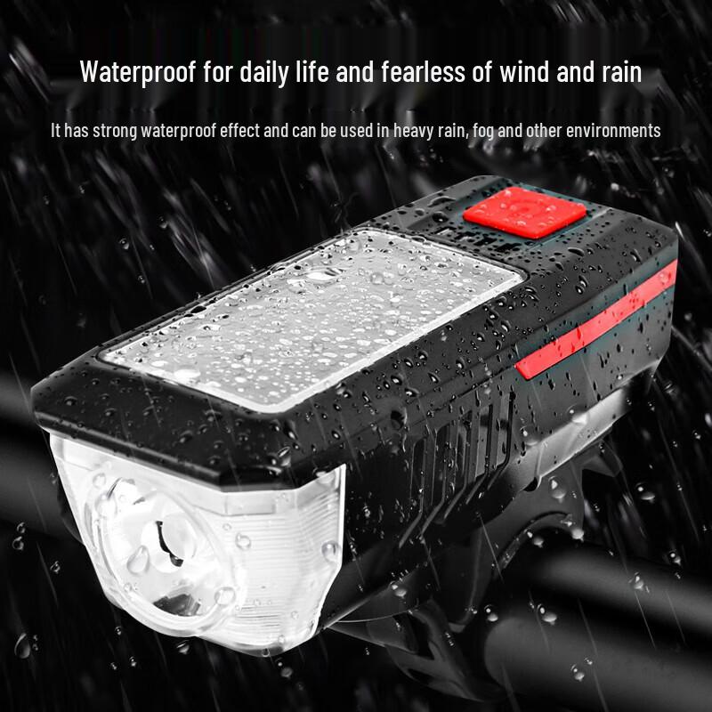 CNMF Solar USB LED Bike Headlight