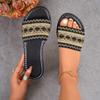 Plus Size Flat Slippers Summer Casual Beach Slippers Women