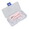 Eye Glass Repairing Kit Multiple Silicone Nosepiece Screwdriver Screw Tweezers Mirror Cloth Set