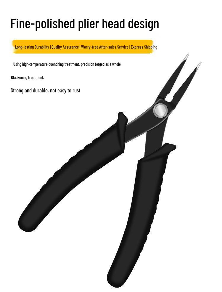 Mini Needle-Nose Pliers for Crafting and Model Assembly, 3.5 Inch