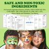 High Quality Professional Custom Special Unique  Body Art Templates Universal Self-Adhesive Face Paint Stencils