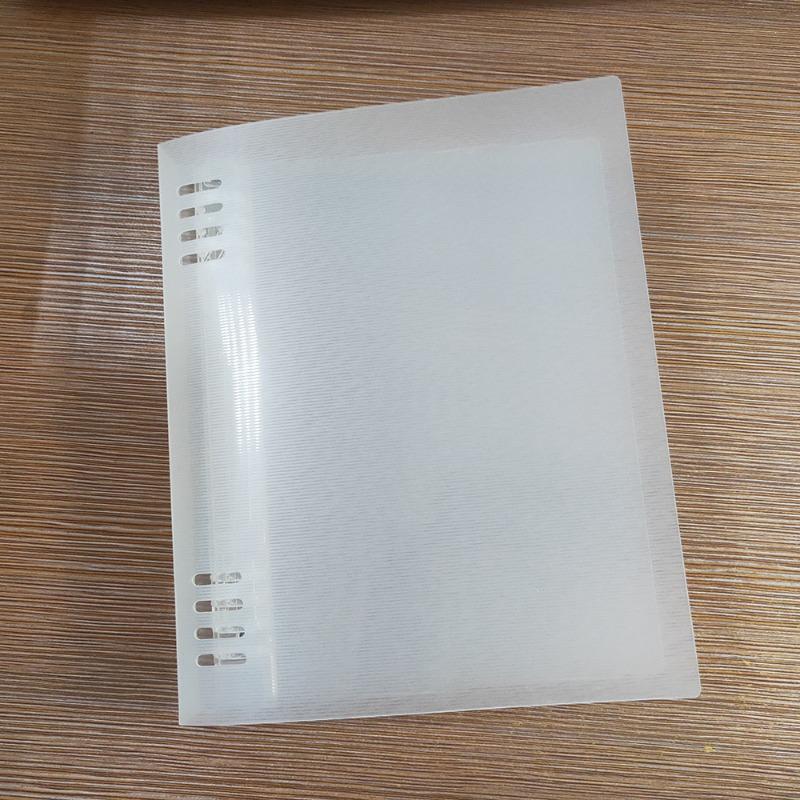 Four-color Light Color Stationery PP Plastic Loose-leaf Notebook Cover Custom B5 Loose-leaf Coil Hand Account Shell