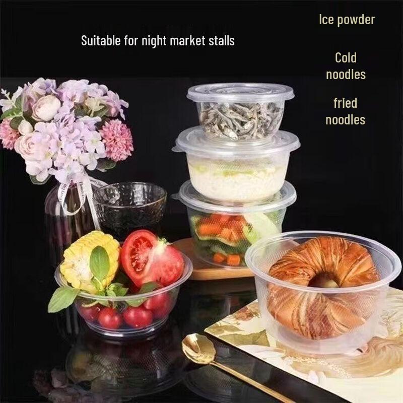 777 Disposable Plastic Food Bowls