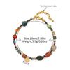Maillard handmade old money wind tiger's eye stone beaded necklace high-end light luxury original design autumn and winter sweater chain