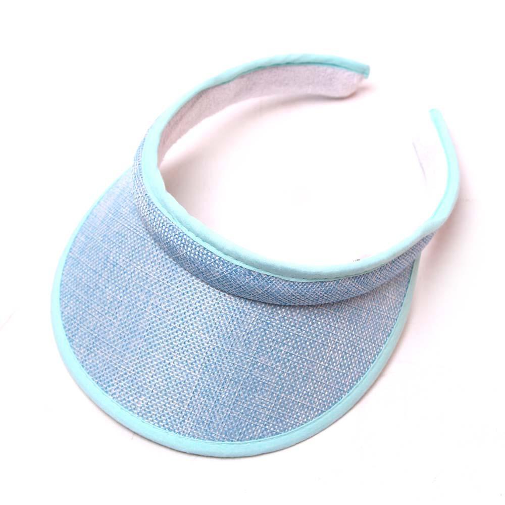 Clip On Womens Sun Visor Ladies Hat Cotton Clip On Sun Visor Tennis Golf Beach