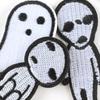 Totenkopf Geist Stickerei Aufkleber Patch: Bekleidungs- & Schuhzubehör