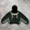 Y2K European and American 3D digital printing men's and women's sweaters American street loose hoodies batch casual versatile