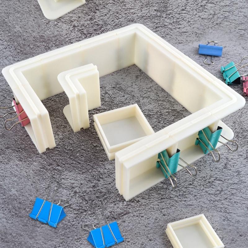 Adjustable Mold Housing Silicone Mold Making Kit for Make Own Silicone Molds Silicone Mold Maker for DIY Molds Making
